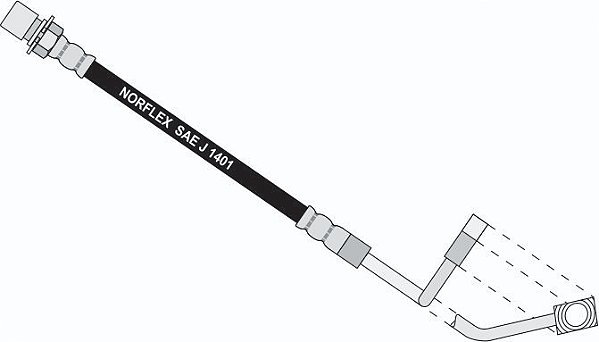 FLEXIVEL DE FREIO TRAS. S10/BLASER 95/...