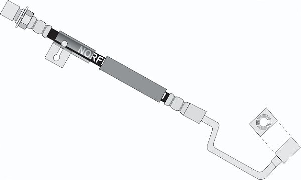 FLEXIVEL DE FREIO DIANT. DIR. SILVERADO 99/01