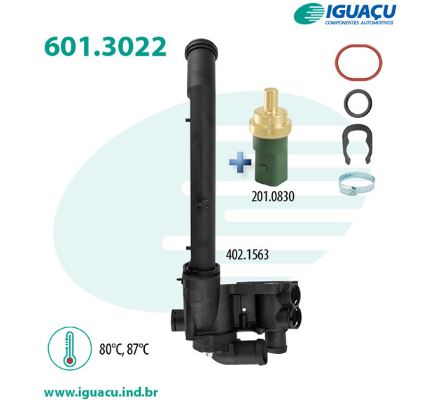 KIT CAVALETE DIST VW GOL G3 1.0 MI AT 8V 03/08 (MOTOR EA111) SEM AR