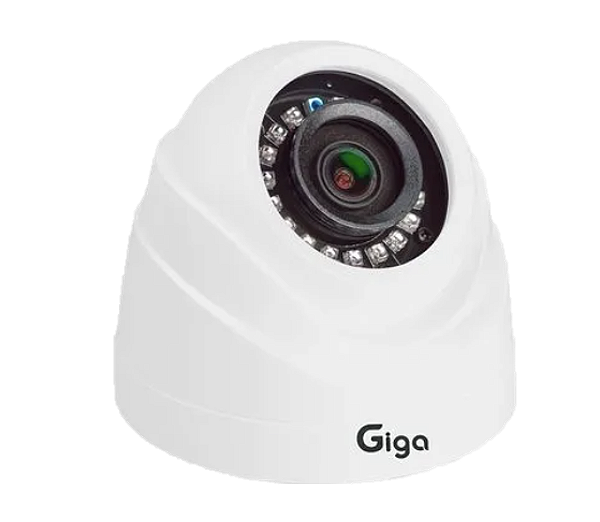 Câmera Dome Plástica 720P IR 20M 1/4.5" 2.6MM - GS0460A