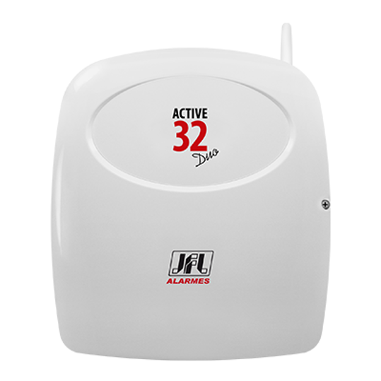 Central de Alarme Monitorável até 32 Zonas Sem Fio Tecnologia Duo, Sem Teclado, Acesso via Celular