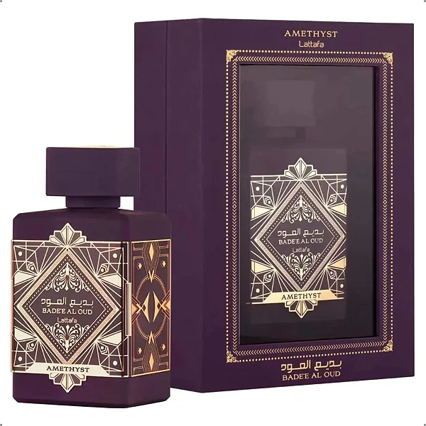 Perfume Arabe Lattafa Amethyst Bade'e Al Oud EDP 100ml Unissex
