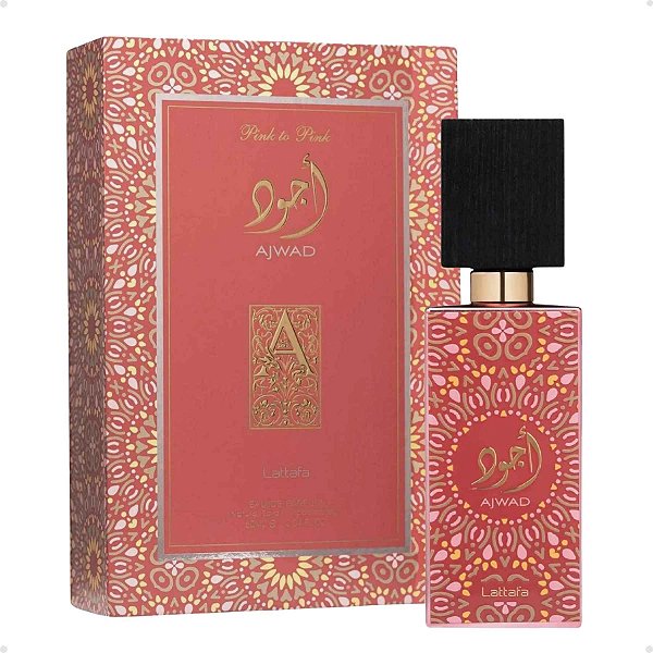 Perfume Arabe Lattafa Ajwad Pink To Pink 60ml EDP Unissex