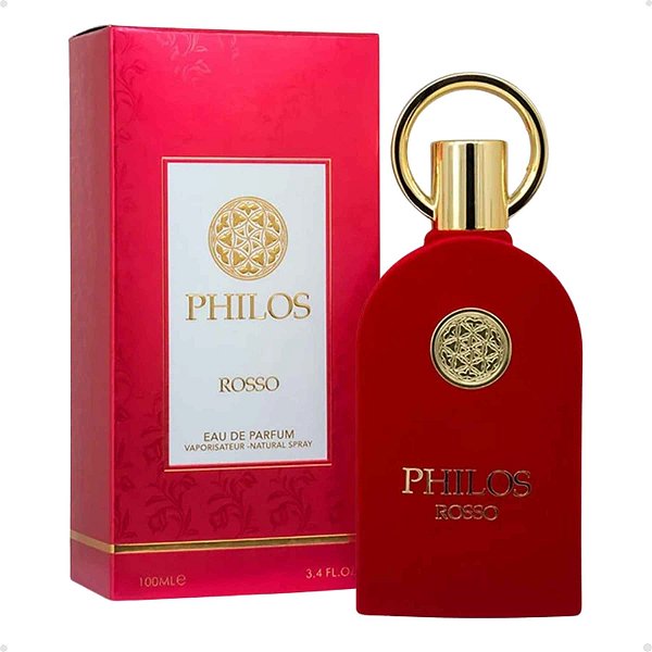 Perfume Arabe Maison Alhambra Philos Rosso Masculino EDP 100ml