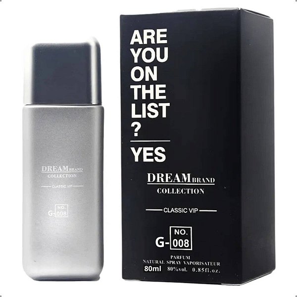 Brand Collection G-008 - Classic Vip - Masculino 80ml