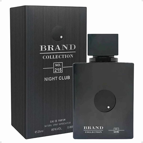 Brand Collection 215 - Night Club Masculino 25ml