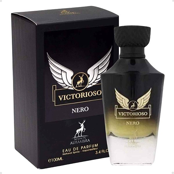 Perfume Arabe Masculino Maison Alhambra Victorioso Nero EDP 100ml