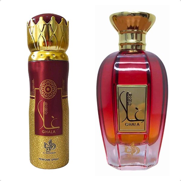 Perfume + Desodorante Arabe Feminino Ghala Al Wataniah