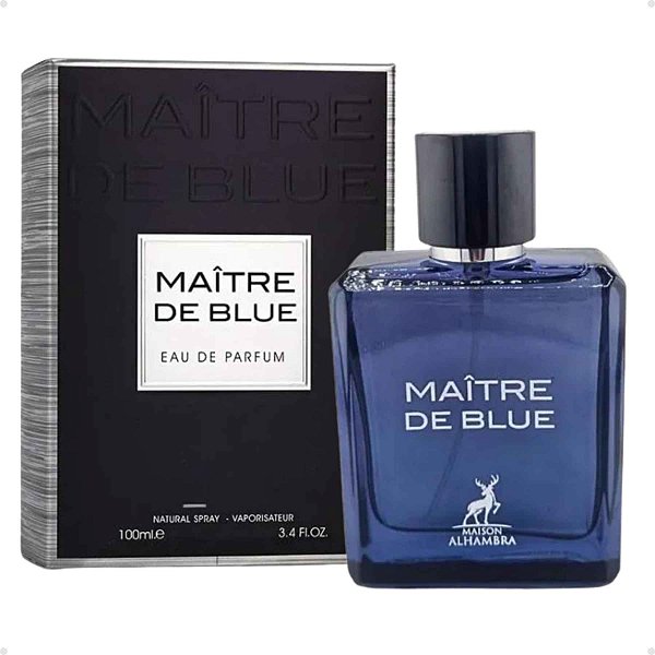 Perfume Arabe Masculino Maitre de Blue de Maison Alhambra EDP 100ml