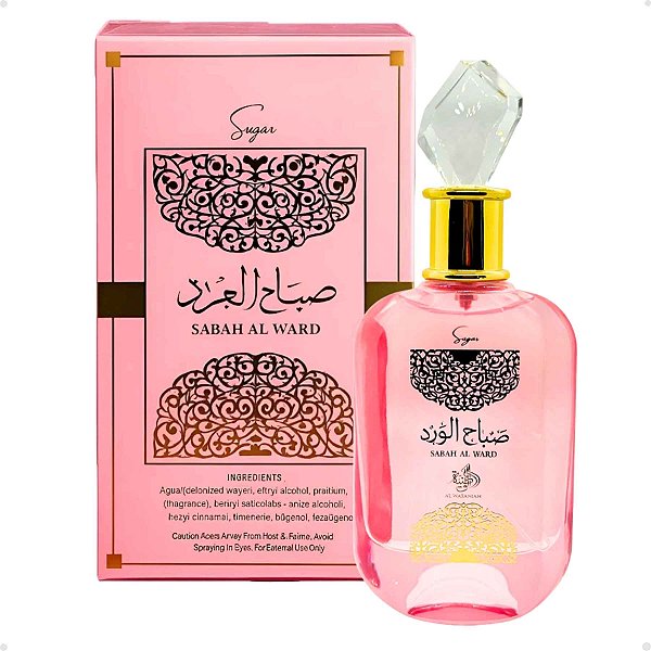 Perfume Arabe Sabah Al Ward Sugar Al Wataniah EDP 100ml Feminino