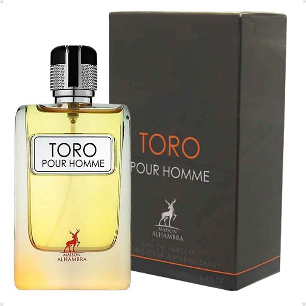 Perfume Arabe Maison Alhambra Toro Pour Homme Masculino EDP 100ml