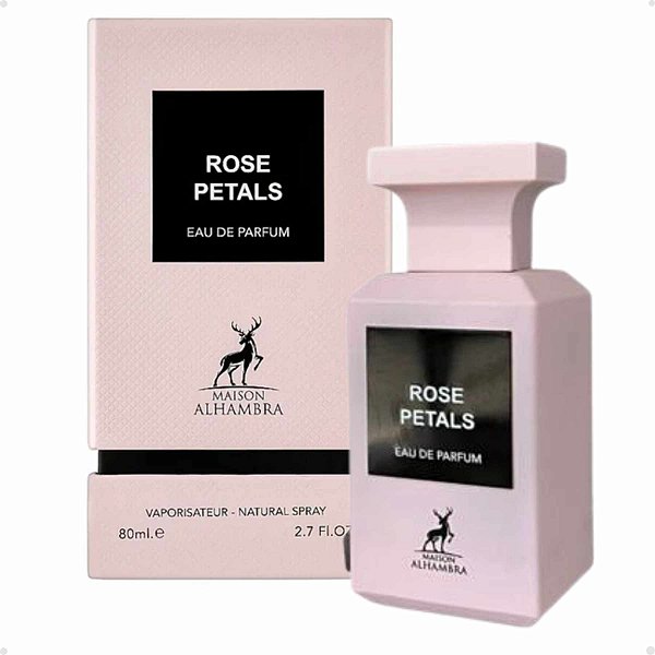 Perfume Arabe Maison Alhambra Rose Petals Feminino EDP 80ml