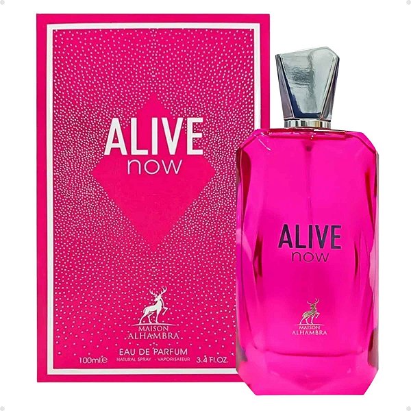 Perfume Arabe Maison Alhambra Alive Now Feminino EDP 100ml