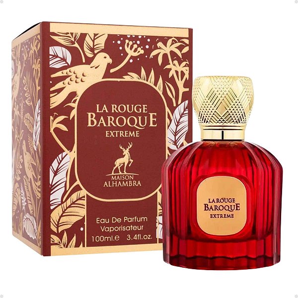 Perfume Arabe Maison Alhambra La Rouge Baroque Extreme Unissex EDP 100ml