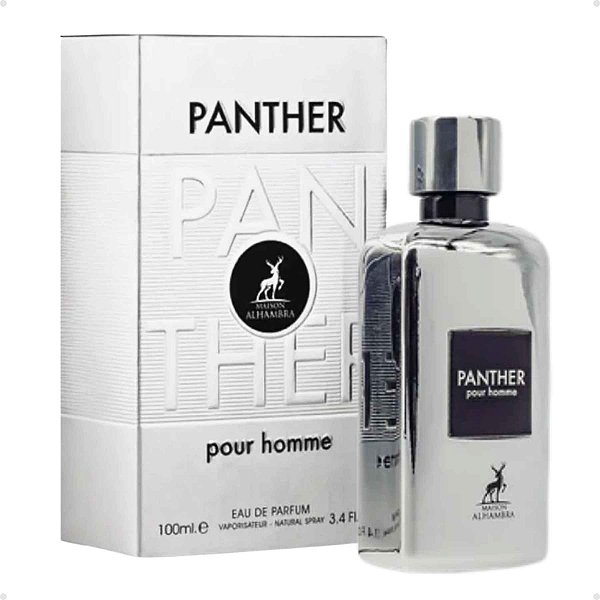 Perfume Arabe Panther Pour Homme Maison Alhambra Masculino 100ml