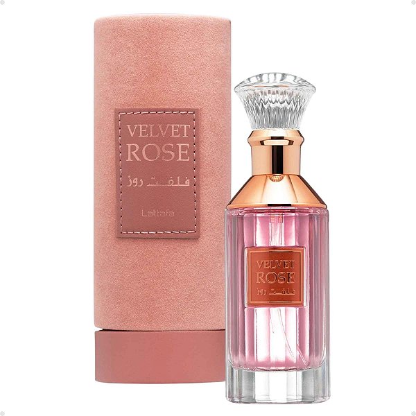 Perfume Arabe Velvet Rose Lattafa Feminino EDP 100ml
