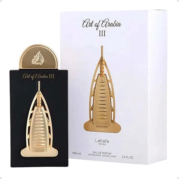 Perfume Arabe Art of Arabia III Lattafa Unissex EDP 100ml
