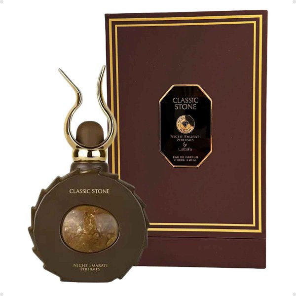 Perfume Arabe Niche Emarati Classic Stone Lattafa Masculino EDP 100ml