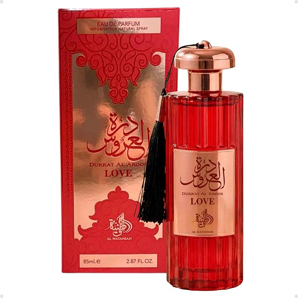 Perfume Arabe Durrat Al Aroos Love Al Wataniah Feminino EDP 85ml