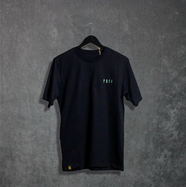 Camiseta Manga Curta Logo Puff Verde