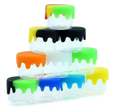 Pote de Vidro ( Tampa de Silicone ) -5ml