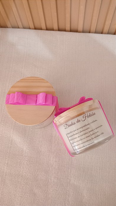 Vela aromática 100g com laço Chanel, Lembrancinha casamento, Batizado, Aniversário, Personalizada