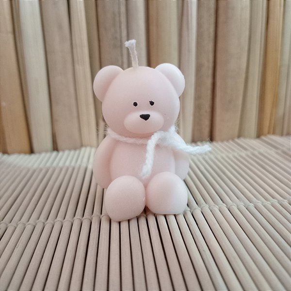 Kit 10 Velas ursinho, Lembrancinha Maternidade, Chá de bebê, Aniversário, Personalizadas