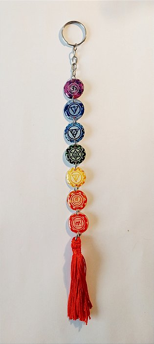 Chaveiro dos 7 Chakras
