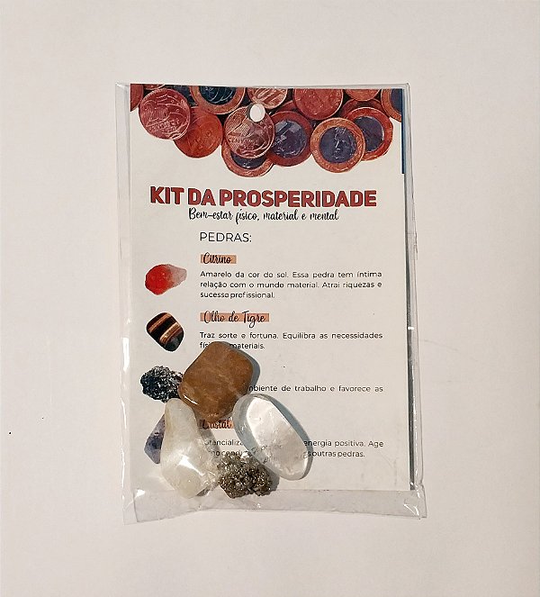 Kit de Pedras para Prosperidade
