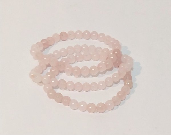 Pulseira rolada - Quartso Rosa