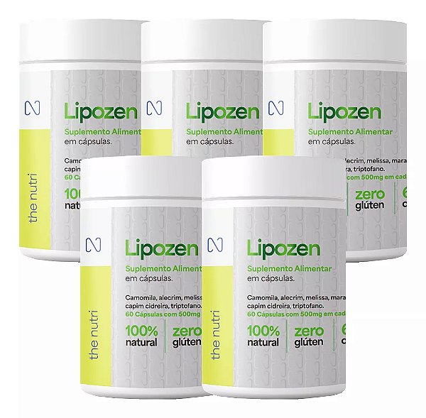 Kit 5 Lipozen The Nutri