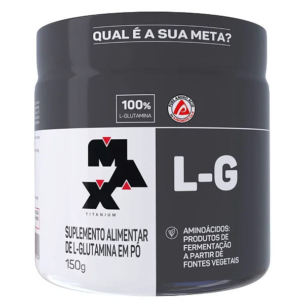 Glutamina L-G 150g - Max Titanium