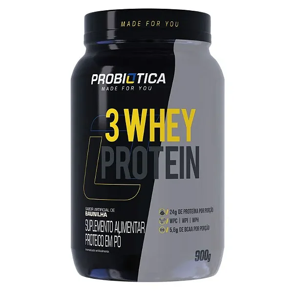 3 Whey Protein 900 G - Probiótica