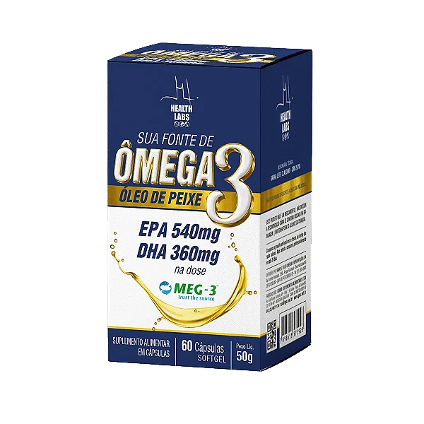Ômega 3 60 Cápsulas