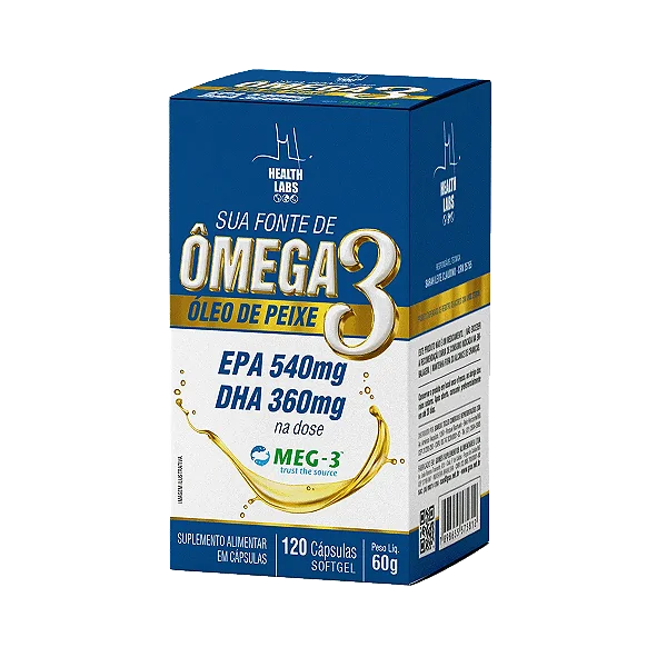 Ômega 3 120 Cápsulas