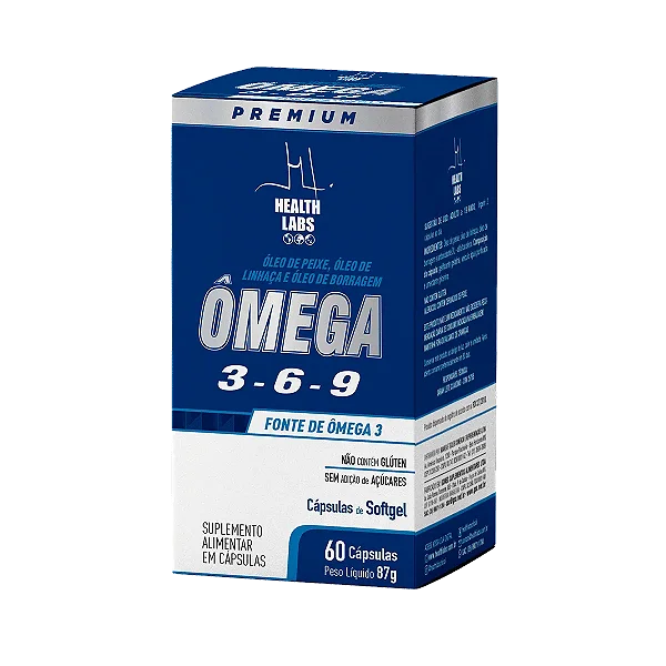 Ômega 3 6 9 60 Cápsulas