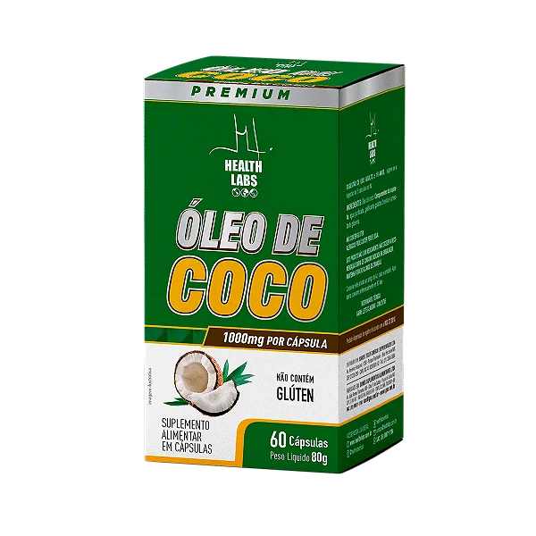 Óleo De Coco 60 Cápsulas