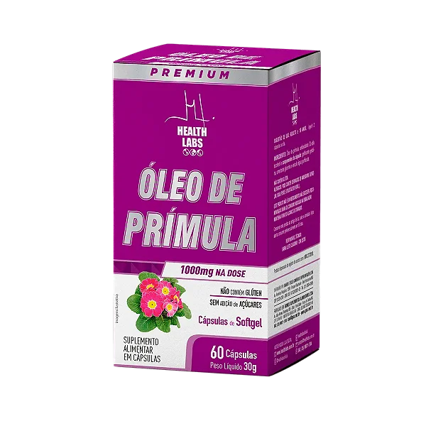 Óleo De Primula 60 Cápsulas