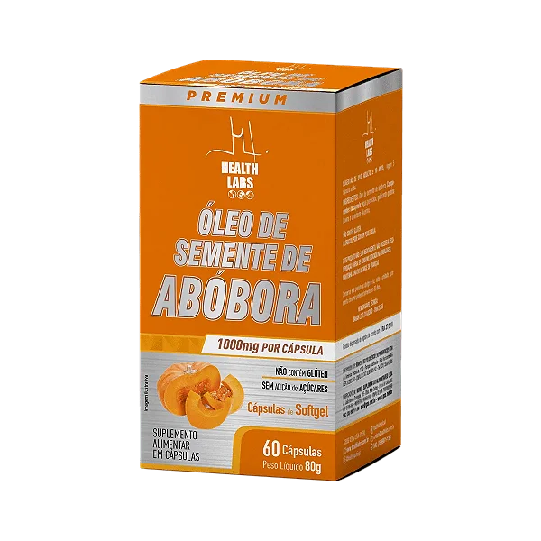 Óleo De Semente De Abobora 60 Cápsulas