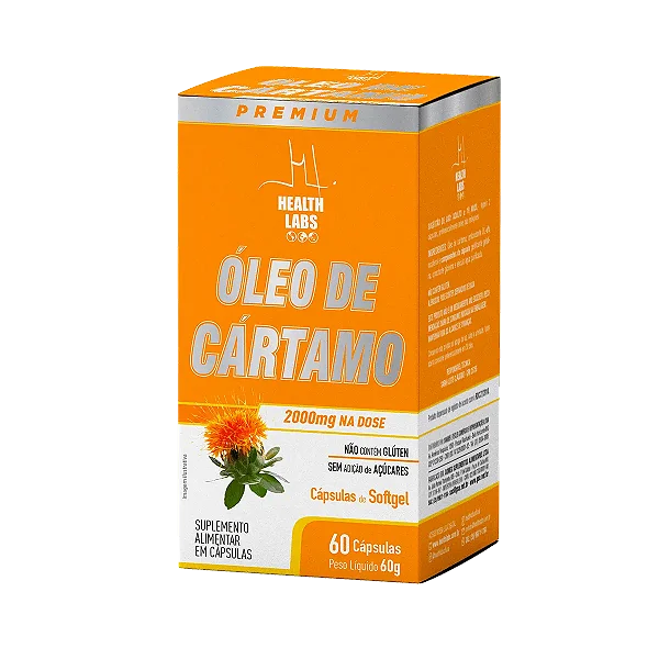 Óleo De Cartamo 60 Cápsulas