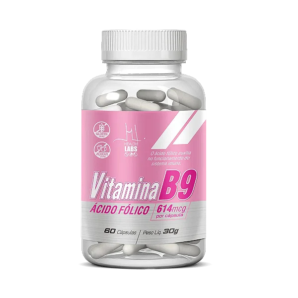 Vitamina B9 60 Cápsulas