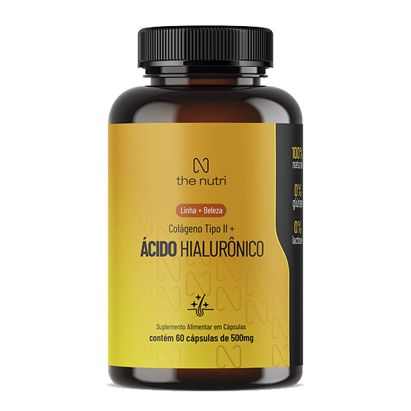 Colágeno Tipo 2 + Ácido Hialurônico The Nutri - Cuidado Diário Dentro de Uma Rotina Equilibrada e Saudável.