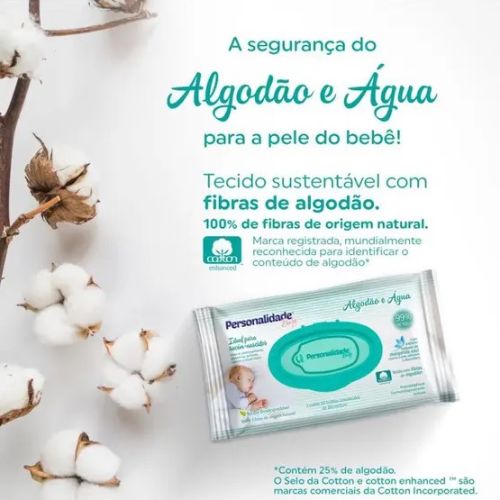 Personalidade Algodão e Agua com 50un