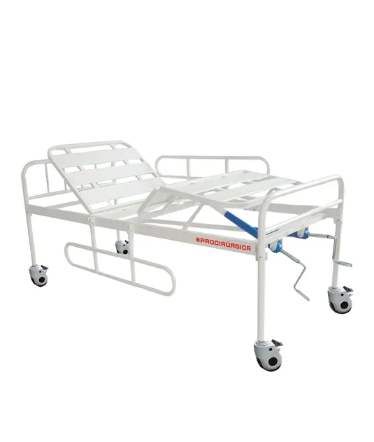 Cama Hospitalar 2 Movimentos Manual - Dellamed