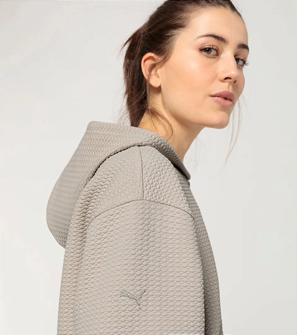 Moletom Feminino Texturizado  – Puma