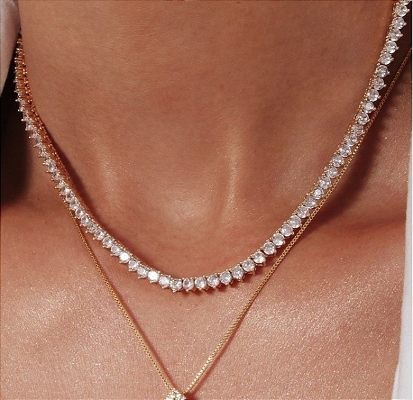 Choker Riviera Cristal 3 Garras