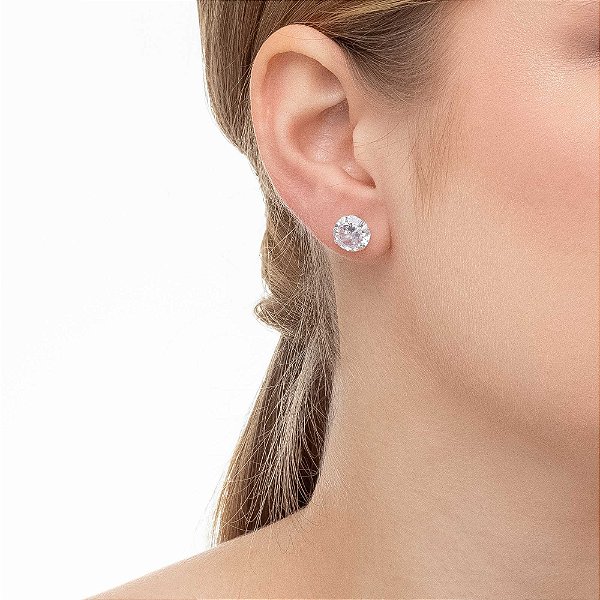 Brinco Prata 4 Garras 9mm
