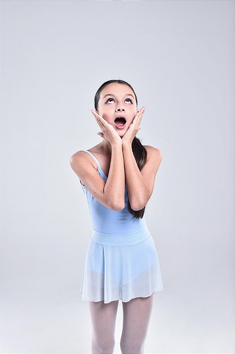 Saia Tule de Malha Infantil