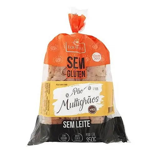 PÃO FORMA MULTIGRÃOS SEM GLÚTEN 350G EQUILIBRE