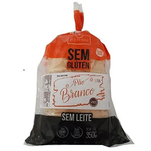 PÃO FORMA BRANCO SEM GLÚTEN 350G EQUILIBRE